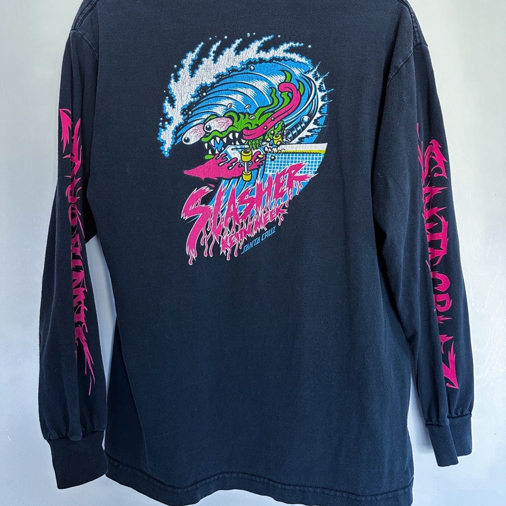 Santa Cruz Black Skater Long Sleeve